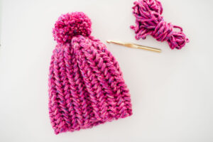 FREE Pattern: The Herringbone Crochet Beanie